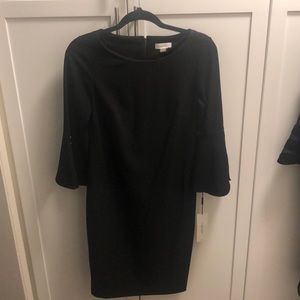 Calvin Klein dress with pearl bell sleeves